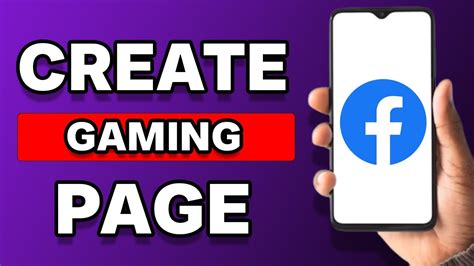 making a facebook gaming page.